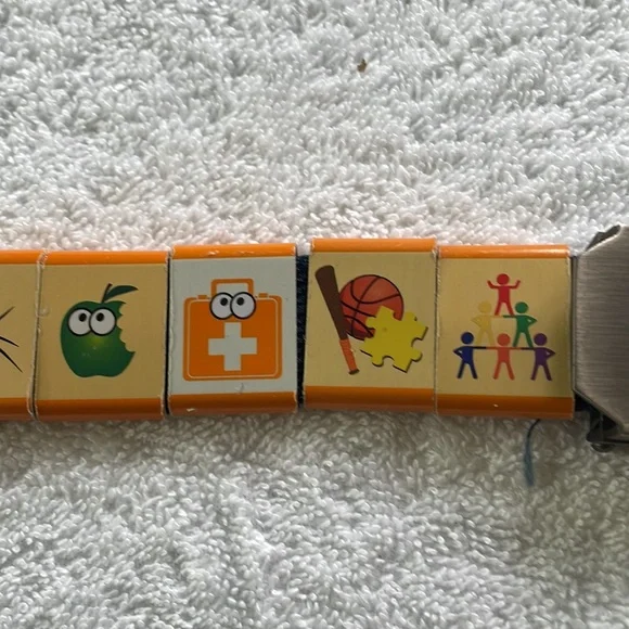 Cub Scout belt with 17 loop slider awards. Size small. - Picture 5 of 5